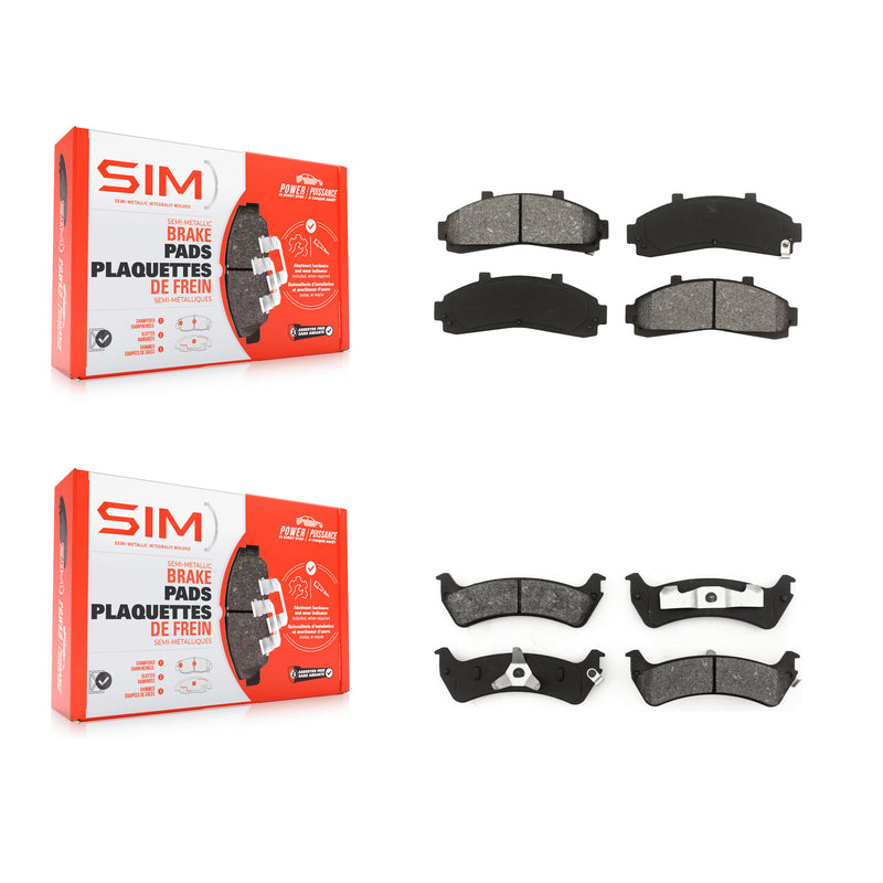 SIM KSM-100286 Disc Brake Pad for 1995-2002 Ford Explorer, Ford Ranger, Mercury Mountaineer - Front and Rear