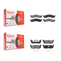 SIM KSM-100292 Disc Brake Pad for 1997-1999 Ford F-250, Ford F-250 HD - Front and Rear