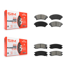 SIM KSM-100301 Disc Brake Pad for 1997-2005 Chevrolet Venture, Pontiac Bonneville and More - Front and Rear