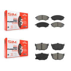 SIM KSM-100302 Disc Brake Pad for 1994-2006 Hyundai Elantra, Hyundai Tiburon - Front and Rear