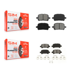 SIM KSM-100308 Disc Brake Pad for 1999-2004 Toyota Solara, Toyota Avalon, Toyota Camry - Front and Rear