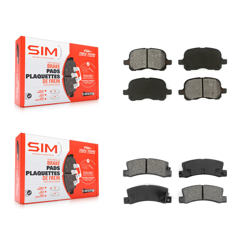 SIM KSM-100316 Disc Brake Pad for 2002 Chevrolet Prizm - Front and Rear