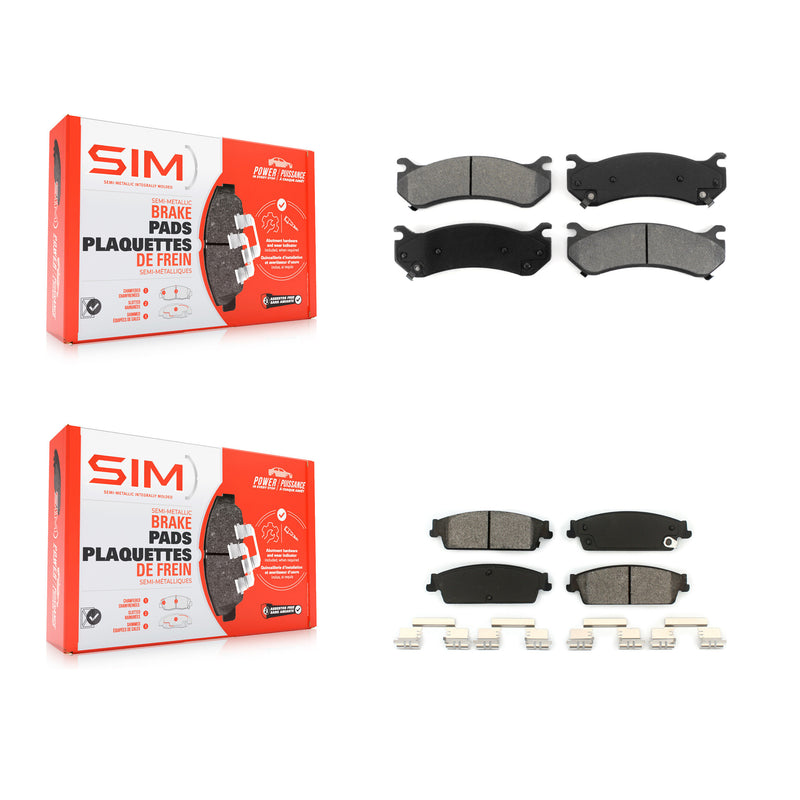 SIM KSM-100329 Disc Brake Pad for 2007 Chevrolet Silverado 1500 - Front and Rear