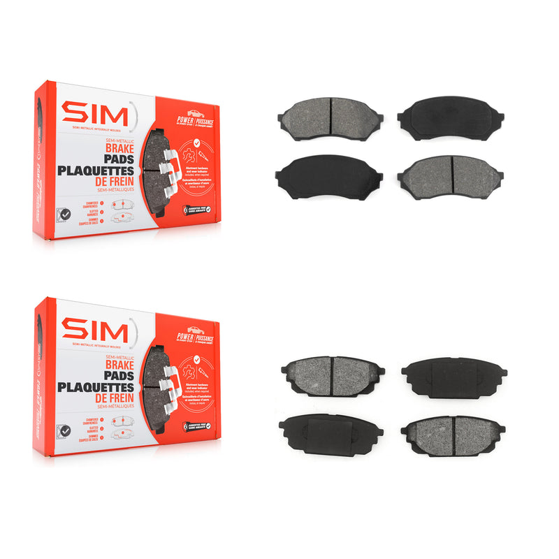 SIM KSM-100339 Disc Brake Pad for 2001-2002 Mazda Protege - Front and Rear