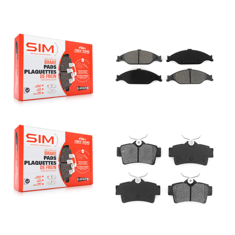 SIM KSM-100340 Disc Brake Pad for 1999-2004 Ford Mustang - Front and Rear