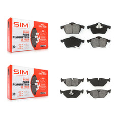 SIM KSM-100351 Disc Brake Pad for 1999-2009 Saab 9-5 - Front and Rear