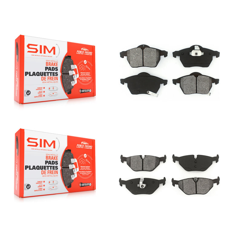 SIM KSM-100351 Disc Brake Pad for 1999-2009 Saab 9-5 - Front and Rear