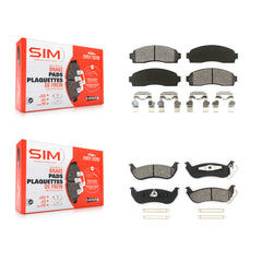 SIM KSM-100359 Disc Brake Pad for 2010-2011 Ford Ranger, Mazda B2300, Mazda B4000 - Front and Rear