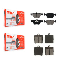 SIM KSM-100370 Disc Brake Pad for 2001-2008 Chrysler Crossfire, Mercedes-Benz SLK320 - Front and Rear