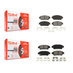 SIM KSM-100399 Disc Brake Pad for 2004-2010 Toyota Sienna - Front and Rear