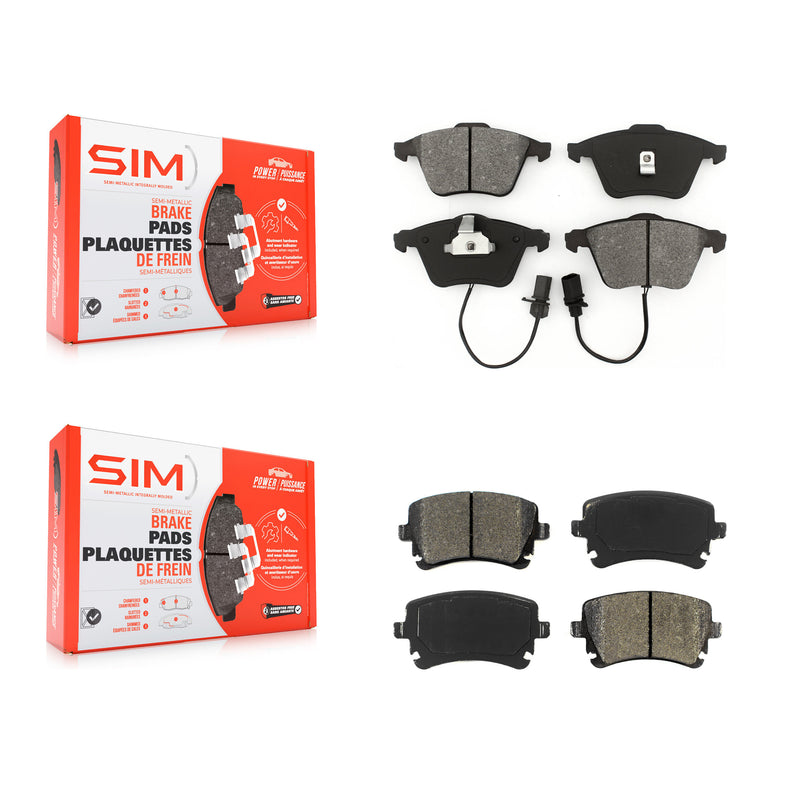 SIM KSM-100410 Disc Brake Pad for 2003-2004 Audi RS6 - Front and Rear