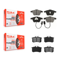 SIM KSM-100412 Disc Brake Pad for 2001-2005 Audi A6, Audi Allroad Quattro, Audi S6 - Front and Rear