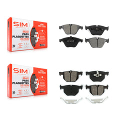 SIM KSM-100415 Disc Brake Pad for 2007-2013 BMW 335i, BMW X1 and More - Front and Rear
