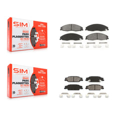 SIM KSM-100418 Disc Brake Pad for 2003-2008 Cadillac CTS, Cadillac STS, Pontiac Grand Prix - Front and Rear