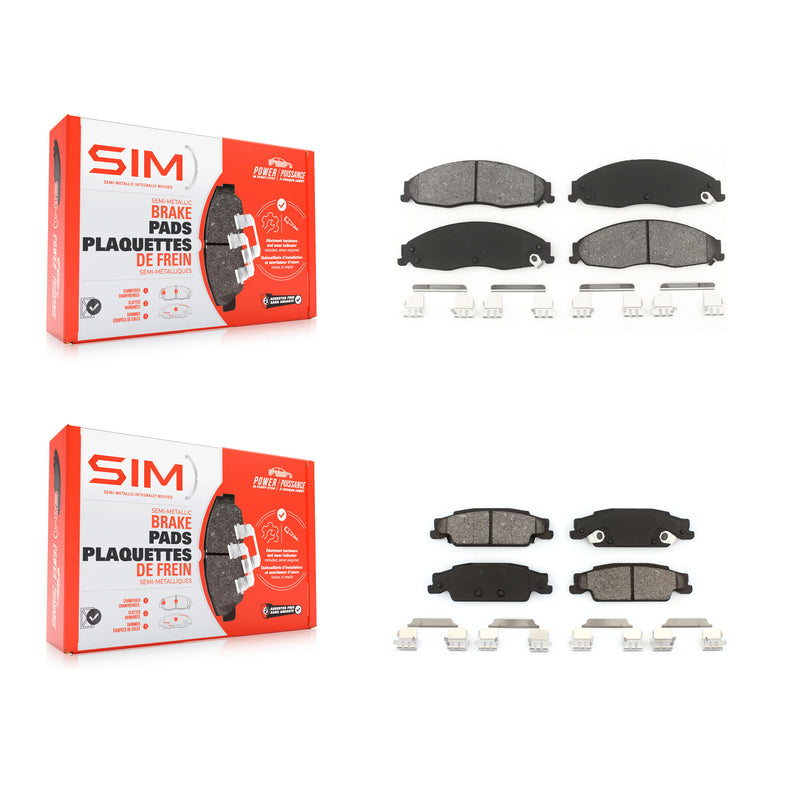 SIM KSM-100418 Disc Brake Pad for 2003-2008 Cadillac CTS, Cadillac STS, Pontiac Grand Prix - Front and Rear