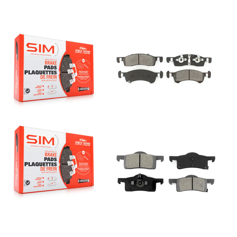 SIM KSM-100428 Disc Brake Pad for 2002-2006 Ford Expedition, Lincoln Navigator - Front and Rear