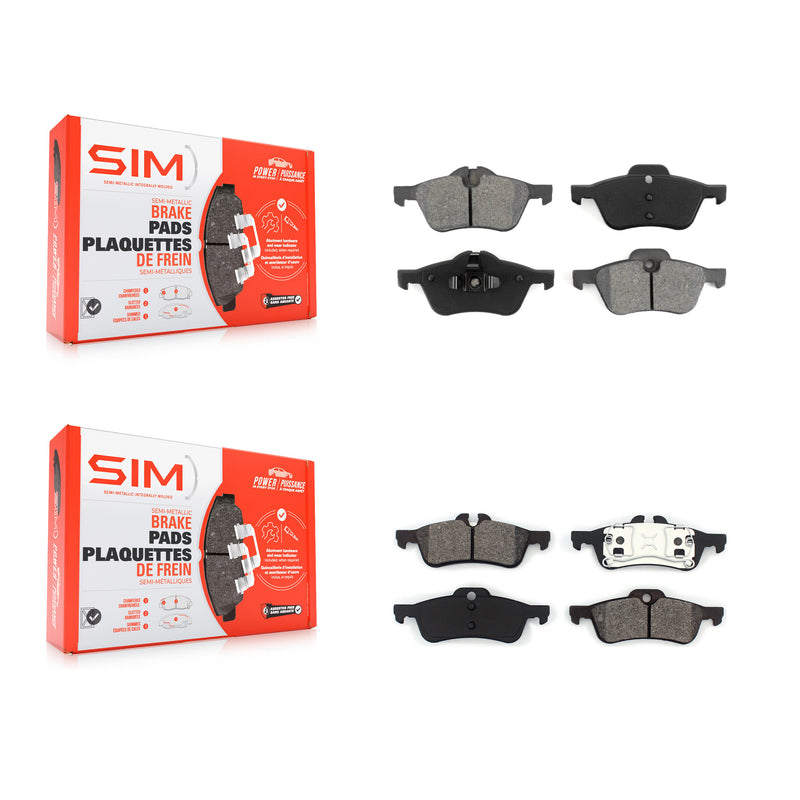 SIM KSM-100429 Disc Brake Pad for 2002-2008 Mini Cooper - Front and Rear
