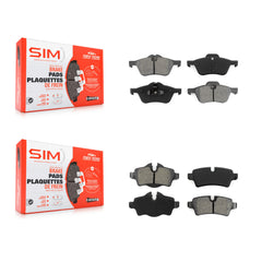 SIM KSM-100430 Disc Brake Pad for 2007-2008 Mini Cooper - Front and Rear