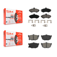 SIM KSM-100431 Disc Brake Pad for 2002-2005 Hyundai Elantra - Front and Rear