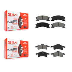 SIM KSM-100432 Disc Brake Pad for 1999-2004 Jeep Grand Cherokee - Front and Rear