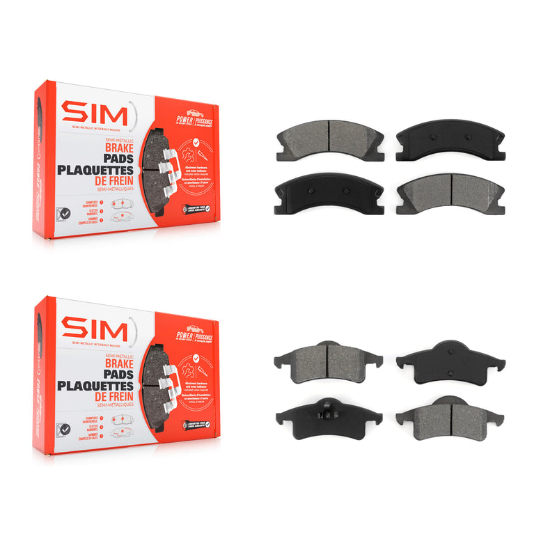 SIM KSM-100432 Disc Brake Pad for 1999-2004 Jeep Grand Cherokee - Front and Rear