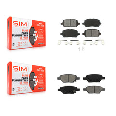 SIM KSM-100438 Disc Brake Pad for 2006-2010 Pontiac G5, Pontiac Pursuit - Front and Rear