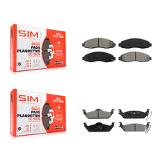SIM KSM-100441 Disc Brake Pad for 2003-2004 Dodge Dakota - Front and Rear