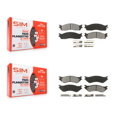 SIM KSM-100442 Disc Brake Pad for 2003-2008 Dodge Ram 1500, Dodge Ram 2500, Dodge Ram 3500 - Front and Rear