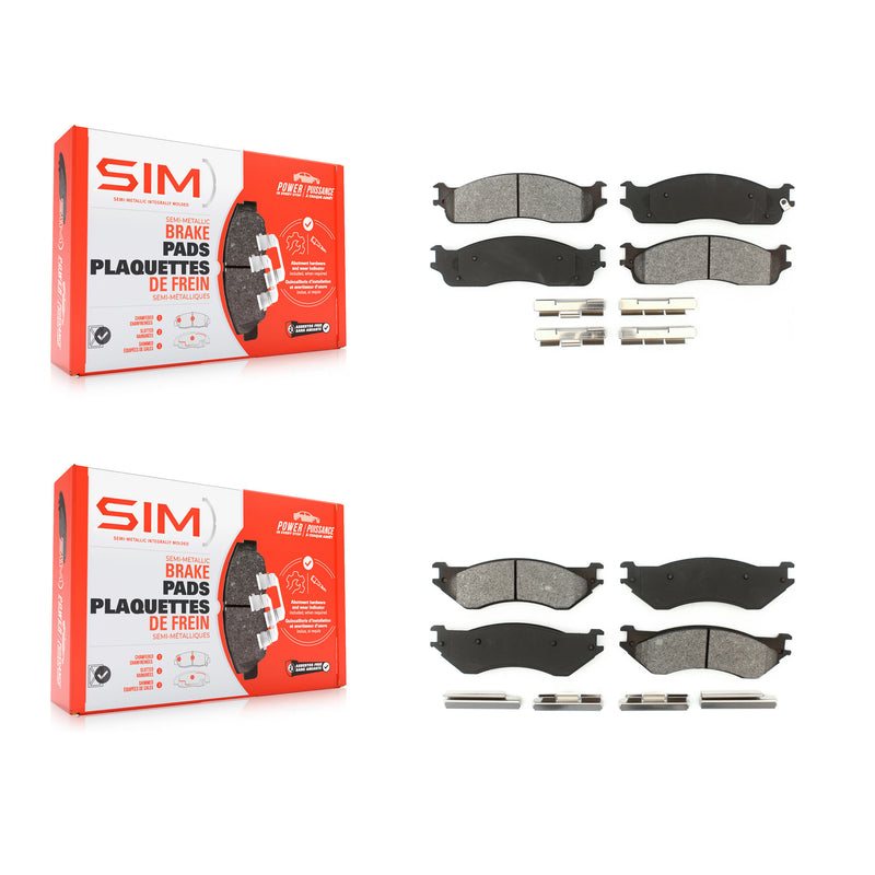 SIM KSM-100442 Disc Brake Pad for 2003-2008 Dodge Ram 1500, Dodge Ram 2500, Dodge Ram 3500 - Front and Rear
