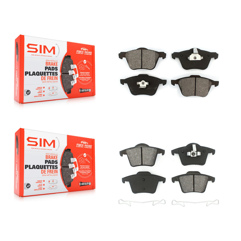 SIM KSM-100448 Disc Brake Pad for 2003-2014 Volvo XC90 - Front and Rear