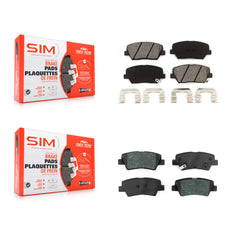 SIM KSM-100455 Disc Brake Pad for 2014-2017 Kia Rondo - Front and Rear
