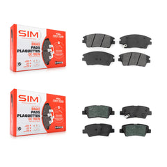 SIM KSM-100471 Disc Brake Pad for 2017-2020 Hyundai Elantra - Front and Rear