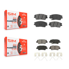 SIM KSM-100472 Disc Brake Pad for 2016-2022 Hyundai Tucson, Kia Sportage - Front and Rear