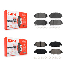 SIM KSM-100475 Disc Brake Pad for 2017-2023 Honda CR-V - Front and Rear