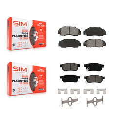 SIM KSM-100483 Disc Brake Pad for 1992-1993 Acura Integra - Front and Rear