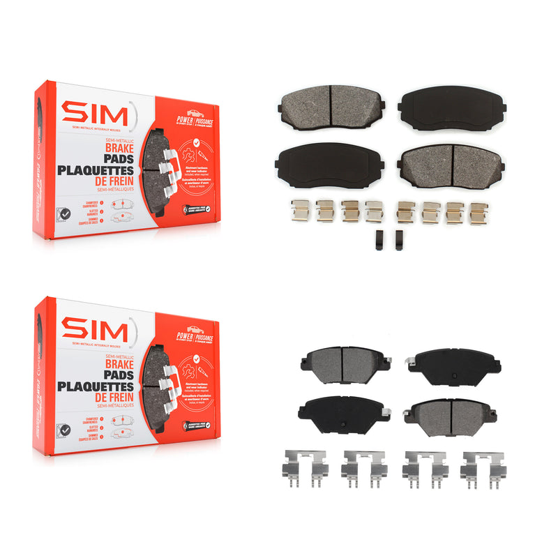 SIM KSM-100493 Disc Brake Pad for 2016-2023 Mazda CX-9 - Front and Rear