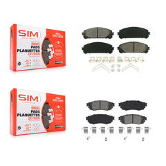 SIM KSM-100497 Disc Brake Pad for 2016-2022 Lexus RX350, Lexus RX350L and More - Front and Rear