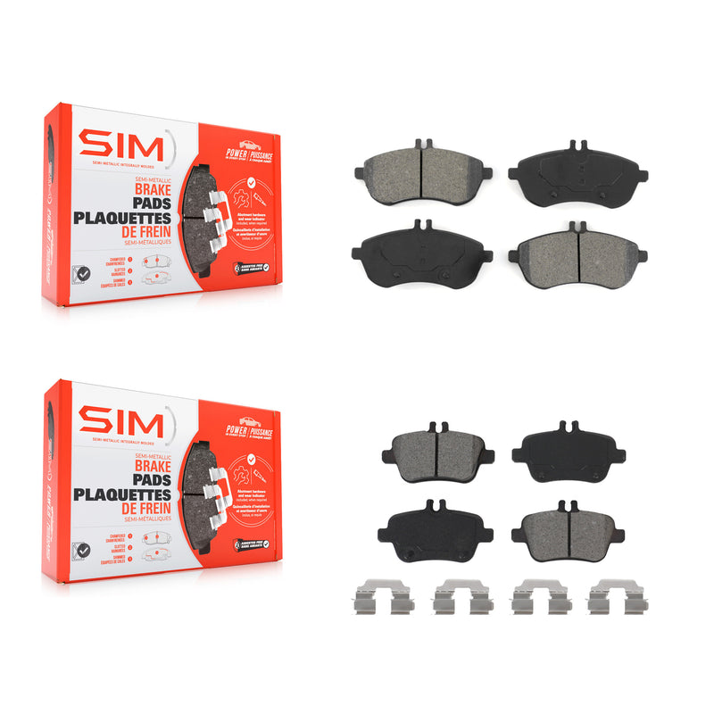 SIM KSM-100499 Disc Brake Pad for 2012-2015 Mercedes-Benz SLK250 - Front and Rear
