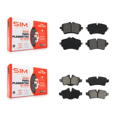 SIM KSM-100517 Disc Brake Pad for 2015 Mini Cooper - Front and Rear