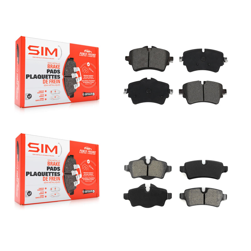 SIM KSM-100517 Disc Brake Pad for 2015 Mini Cooper - Front and Rear