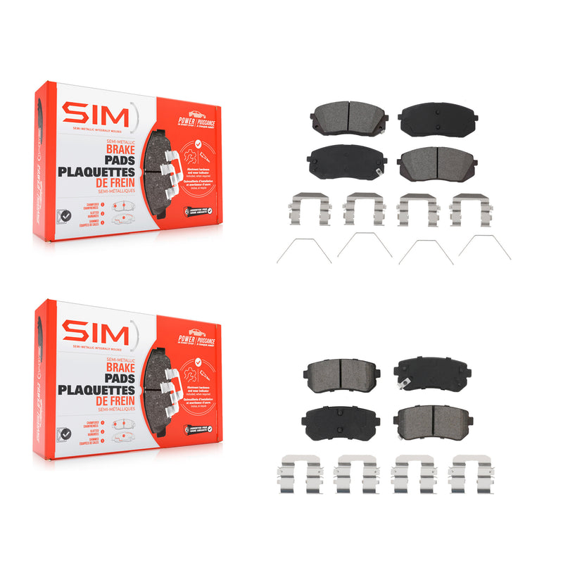 SIM KSM-100529 Disc Brake Pad for 2016-2020 Kia Optima - Front and Rear