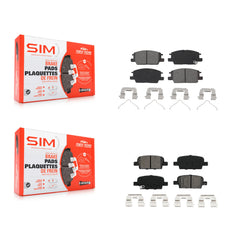 SIM KSM-100532 Disc Brake Pad for 2016-2019 Chevrolet Malibu - Front and Rear