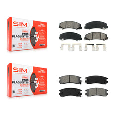 SIM KSM-100537 Disc Brake Pad for 2006-2010 Chevrolet Impala, Buick Allure and More - Front and Rear