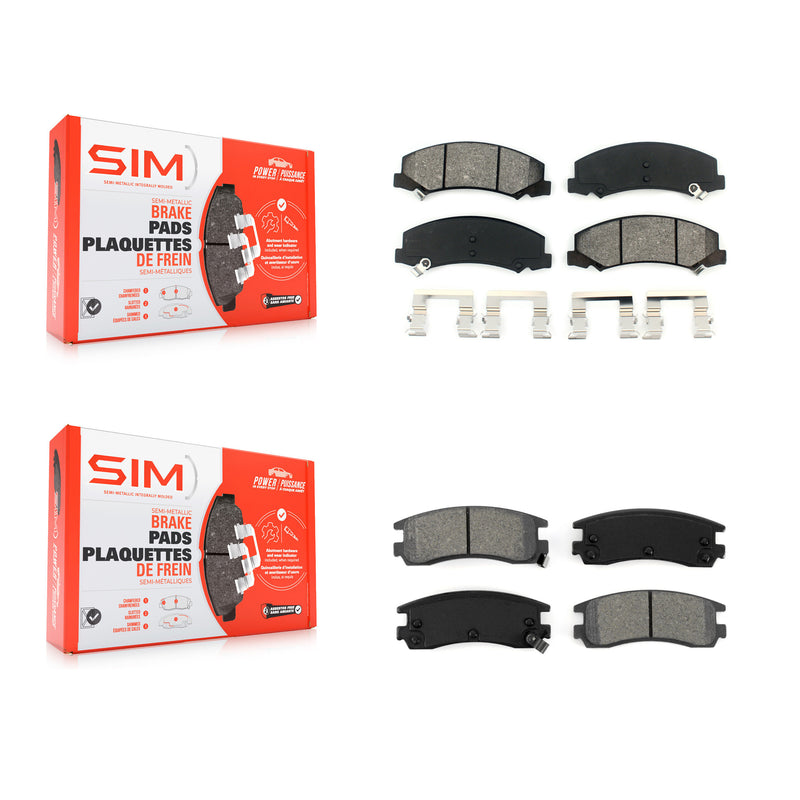 SIM KSM-100537 Disc Brake Pad for 2006-2010 Chevrolet Impala, Buick Allure and More - Front and Rear