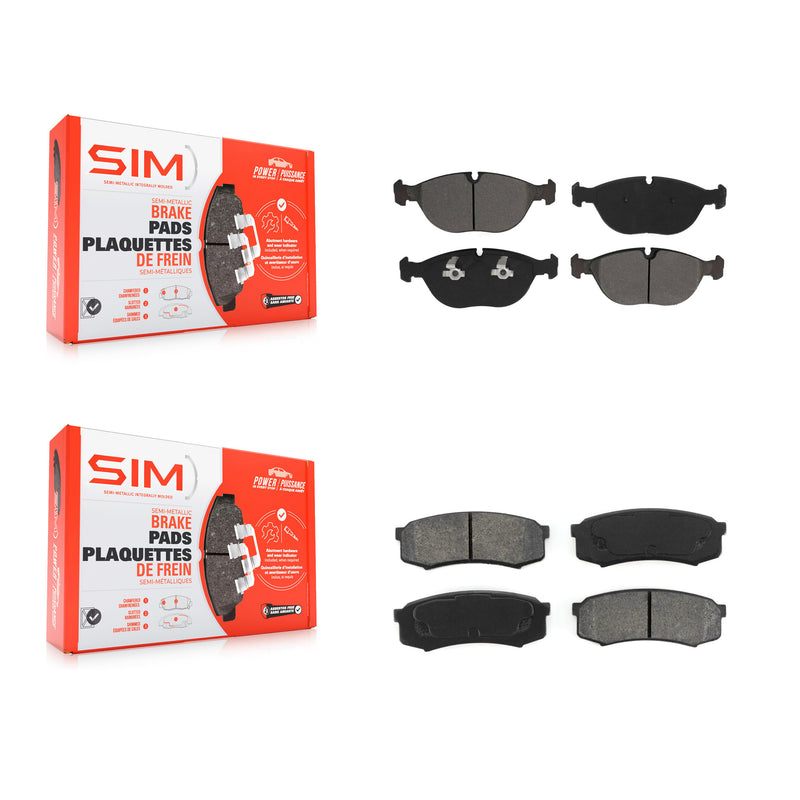 SIM KSM-100540 Disc Brake Pad for 2000 Mercedes-Benz C43 AMG - Front and Rear