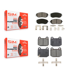 SIM KSM-100577 Disc Brake Pad for 2017 Subaru BRZ - Front and Rear
