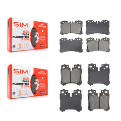 SIM KSM-100579 Disc Brake Pad for 2007-2025 Lexus LS500, Toyota Mirai and More - Front and Rear