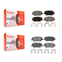 SIM KSM-100581 Disc Brake Pad for 2010-2016 Kia Sorento, Hyundai Santa Fe Sport, Hyundai Santa Fe - Front and Rear