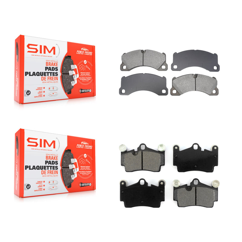 SIM KSM-100583 Disc Brake Pad for 2008-2010 Porsche Cayenne - Front and Rear