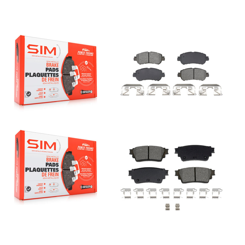 SIM KSM-100601 Disc Brake Pad for 2021-2023 Nissan Kicks - Front and Rear